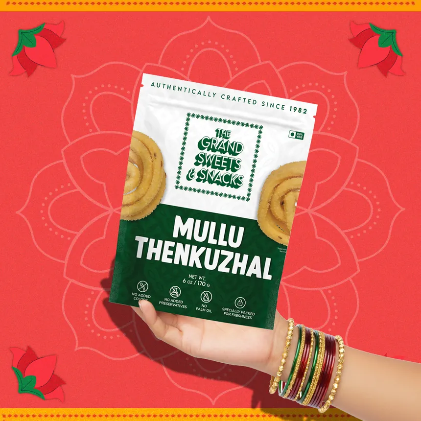 Grand Sweets & Snacks Mullu Thenkuzhal campaign